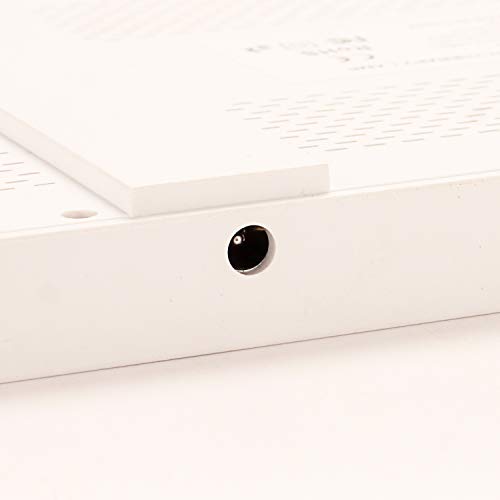 Hengda Lámpara de luz diurna 10000 LUX contra la depresión, con función de memoria y 3 niveles de luminosidad, temporizador de 60 min, lámparas de luz diurna de soporte regulable abatible 180º