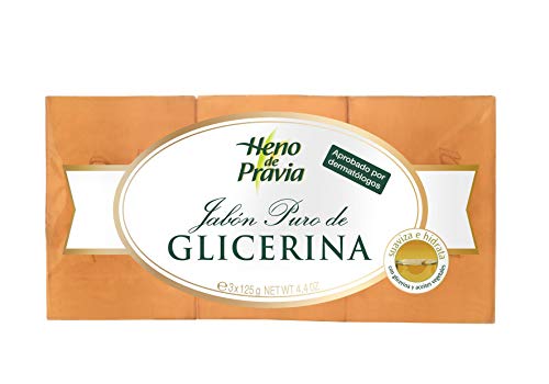 HENO DE PRAVIA jabón de manos glicerina pura pack 3 x 125 gr