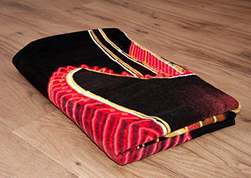 Herding Hard Rock - Toalla de Playa Grande (80 x 180 cm, algodón), diseño con Texto Hard Rock Café, Multicolor