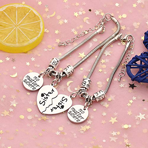 hermana mejor amigo llavero pulsera collar joyería familia amistad Regalo