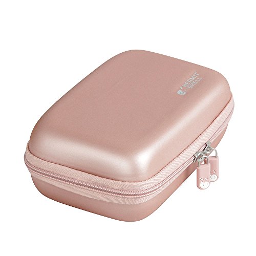 Hermitshell Duro Viajar Caso para Fujifilm instax Mini LiPlay (For Camera, Oro Rosa)