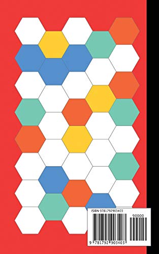 Hexagonal Graph Paper: Hexagon Paper (Large) 0.5 Inches (1/2") 100 pages (5"x8") Cream Paper, Hexes Radius Honey comb paper, Organic Chemistry, ... Composition Notebook for Game Maps Grid Mats