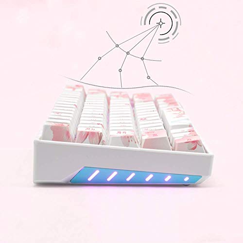 Hexiao Cereza Bluetooth inalámbrico Eje Negro Rosa Eje de té Verde Eje del árbol Rojo Teclado mecánico xiao1230