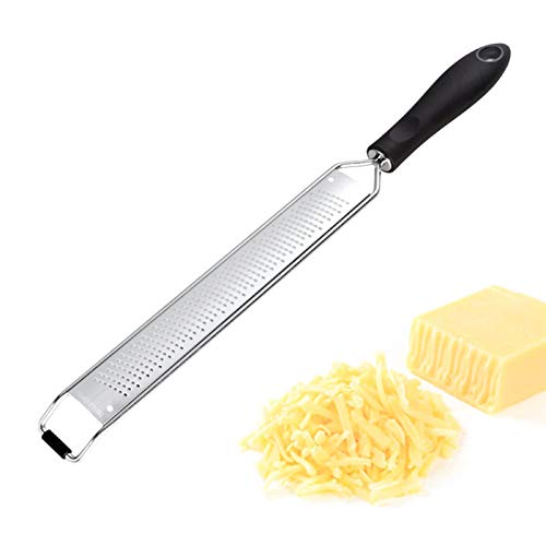 hghg Multi Function Garlic Grater Stainless Steel Blade Soft TPR Handle and Non-Slip Feet Gadgets slicers-for Kitchen Cheese Chocolate Vegetables Fruits Graters