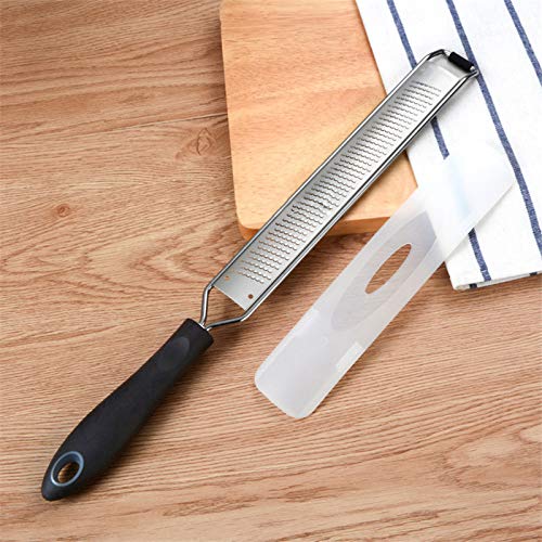 hghg Multi Function Garlic Grater Stainless Steel Blade Soft TPR Handle and Non-Slip Feet Gadgets slicers-for Kitchen Cheese Chocolate Vegetables Fruits Graters
