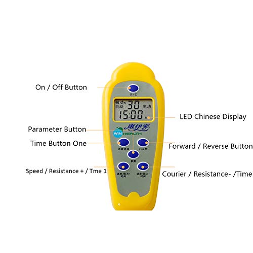 HHORD Mini Fuerte Pedal Eléctrico Ejercitador Handbike para Piernas Y Brazos Entrenamiento, Mini Ciclo De La Bici con Pantalla LCD Muestra Debajo del Escritorio del Pedal Leg Ejercitador
