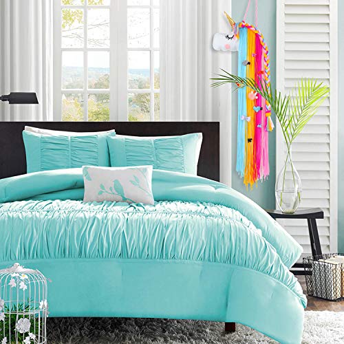 Hifot Niña Unicornio Pinza Pelo Organizador, Lazos Pelo Horquillas Pelo Clips de Pelo Accesorios Pelo Gomas Pelo Colgante Almacenamiento, niños Unicorn Decoración de Pared habitación