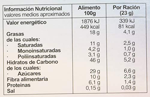 Hijas Del Sol Galletas de Salvado de Trigo con Cobertura Vegetal - 500 gr