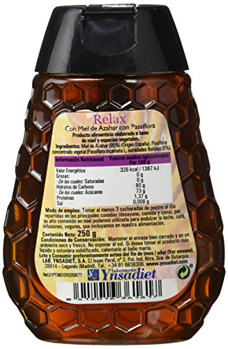 Hijas Del Sol Relax con Miel de Azahar y Pasiflora - 250 gr