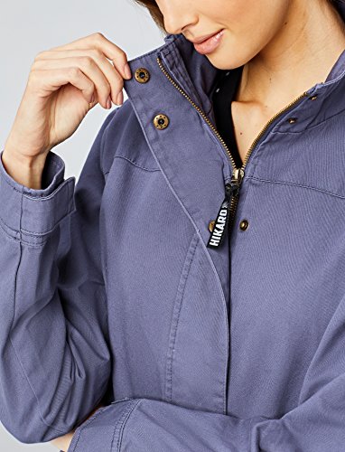 HIKARO Chaqueta con Cremallera Mujer, Azul (Denim), 48 (Talla del fabricante: XXX-Large)