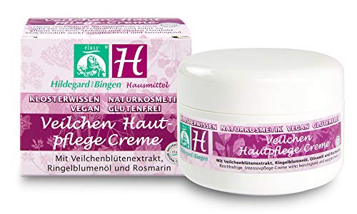 Hildegard von Bingen remedios caseros violeta crema de cuidado de la piel, Paquete 1er (1 x 100 ml)