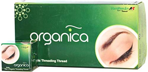 Hilo de enhebrar orgánica | hilo de algodón orgánico para cejas | Enhebrado de cejas orgánica, hilos de algodón antibacteriano para depilación facial