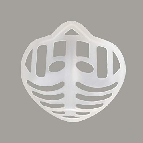 Hingpy Soporte De Mascarilla Bucal 3D De Silicona De 10/15 Piezas, Marco De ProteccióN De LáPiz Labial, Marco De Soporte Interno, La Fosa Nasal Puede Respirar Sin Problemas Y Transpirable