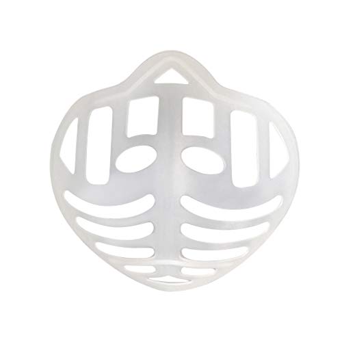 Hingpy Soporte De Mascarilla Bucal 3D De Silicona De 10/15 Piezas, Marco De ProteccióN De LáPiz Labial, Marco De Soporte Interno, La Fosa Nasal Puede Respirar Sin Problemas Y Transpirable