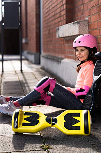 HITWAY 6.5” Patinete Eléctrico con Silla, Hoverboards Bluetooth, Scooter Eléctrico Asiento kart, Self Balancing Scooter Potente Motor con Indicador LED, Regalo para Niños