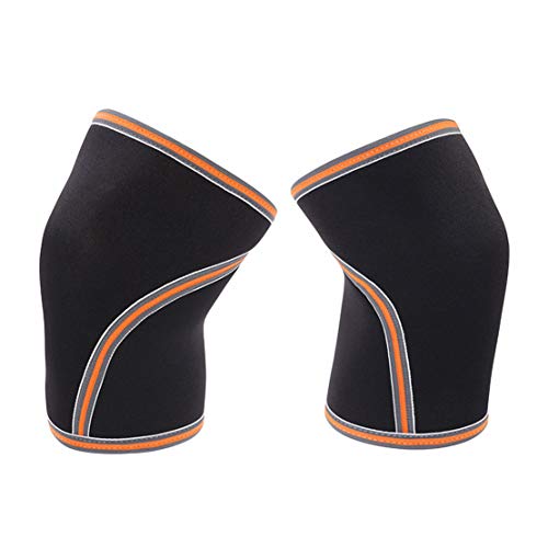 HiXB Rodilleras Deportivas (1 Par) Rodillera de compresión para Correr Deportes Baloncesto Desgarro de Meniscos Artritis Alivio para el Dolor en Las Articulaciones,XXL