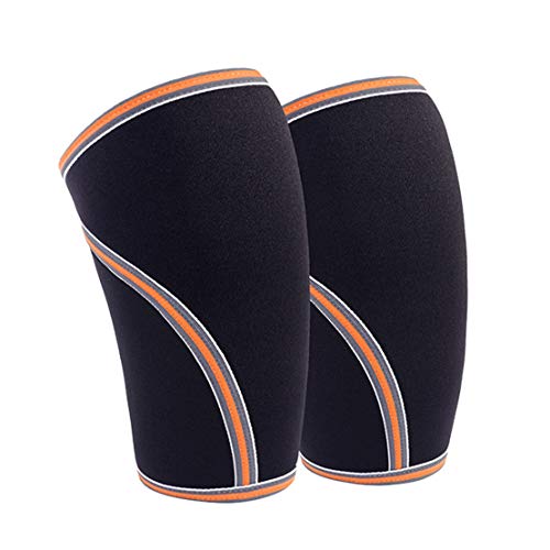 HiXB Rodilleras Deportivas (1 Par) Rodillera de compresión para Correr Deportes Baloncesto Desgarro de Meniscos Artritis Alivio para el Dolor en Las Articulaciones,XXL