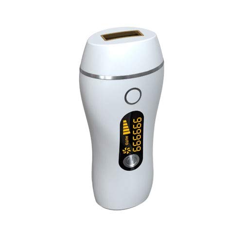 HKD IPL Dispositivo de Depilación, Profesional Sin Dolor Depilador Láser for Mujeres y Hombres, Parpadea Permanente Depilación Láser for Axilas, Bikini (Color : White, Size : 16.7 * 7.2cm)