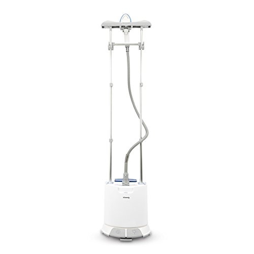 H.Koenig Plancha Vapor Vertical Muy Potente, 2180 W, 24 g/m, 3 Bares, Suela de Acero Inoxidable, Depósito de 1.6 L, Autonomía Ilimitda STM45, 2000