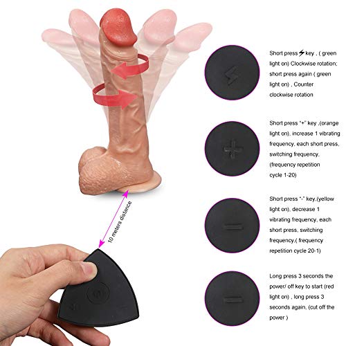 HLSN Conșolador Realișta para Mujer Mașajeador para Mujer Ręalista Pęnę Mando Diștancia para La Mașturbacion Femenina