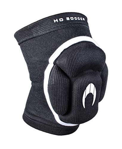 HO Soccer Rodillera Indoor Pro, Unisex Adulto, Negro/Blanco, XL