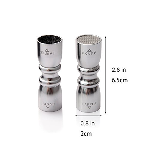 HOGAR AMO Pajarita de Billar/Pool/Snooker Cue Tips Stick Cue Atención Bastidor Scuffer-Shaper-Aerator 3 en 1 Herramientas de Reparación de Herramienta de Punta de Taco de Billar de Acero Inoxidable