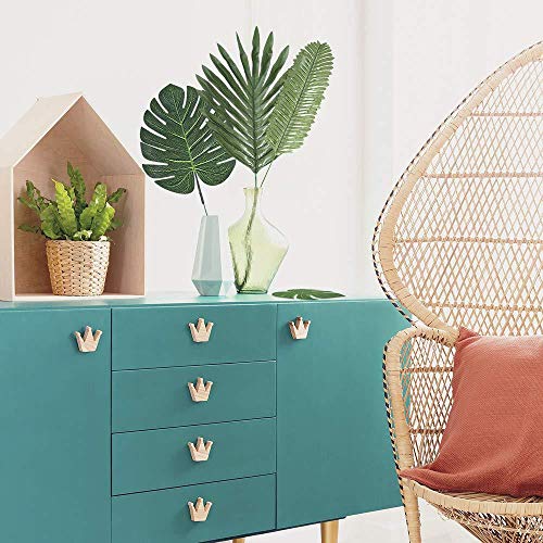 Hojas artificiales largas de Zhou, 60 piezas, hojas de palmera tropical, hojas de Monstera, selva, playa, decoraciones para fiestas (6 tipos)