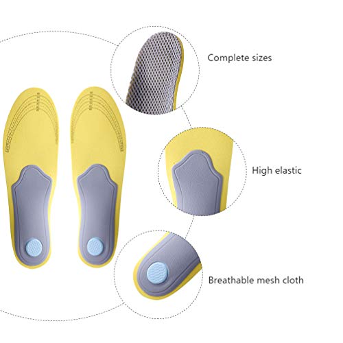 Holibanna Plantilla de Zapato Insertos Ortopédicos de Zapatos Plantillas de Fascitis Plantar Ayuda para Vestirse Cuttable para Hombres Mujeres Niños Ancianos Ancianos