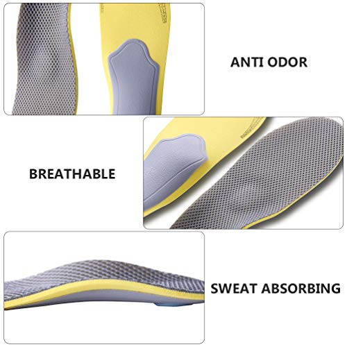 Holibanna Plantilla de Zapato Insertos Ortopédicos de Zapatos Plantillas de Fascitis Plantar Ayuda para Vestirse Cuttable para Hombres Mujeres Niños Ancianos Ancianos