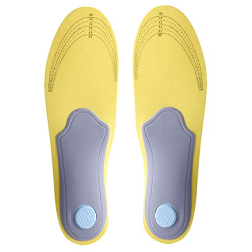 Holibanna Plantilla de Zapato Insertos Ortopédicos de Zapatos Plantillas de Fascitis Plantar Ayuda para Vestirse Cuttable para Hombres Mujeres Niños Ancianos Ancianos