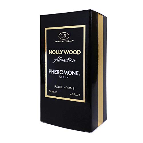 Hollywood Attraction Homme, perfume con feromonas para hombre, para atraer y seducir (75 ml) - LR Wonder Company