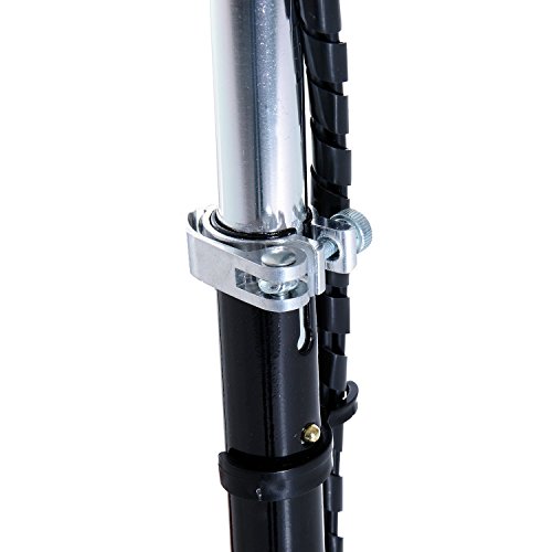 HOMCOM Patinete Eléctrico Plegable para Niño E-Scooter Batería 120W Manillar Asiento Ajustable Freno Pie de Apoyo para Adolescentes Rosa