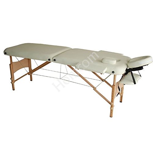 HOMCOM Table Bed 2 - Camilla de Masaje Color Beige