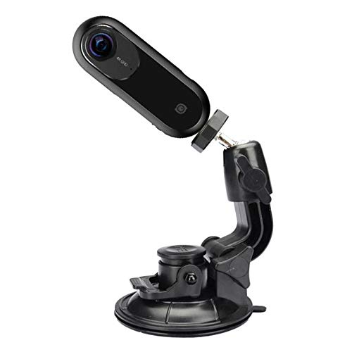 Homeet Soporte de ventosa Car Soporte Cámara Deportiva con Ventosa Dash Mount Car Holder con Adaptador de Trípode para Cámara de Acción