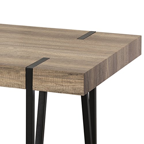 Homely - Mesa de Comedor MERLÍN 150x90 de estética Vintage Industrial (Canyon)