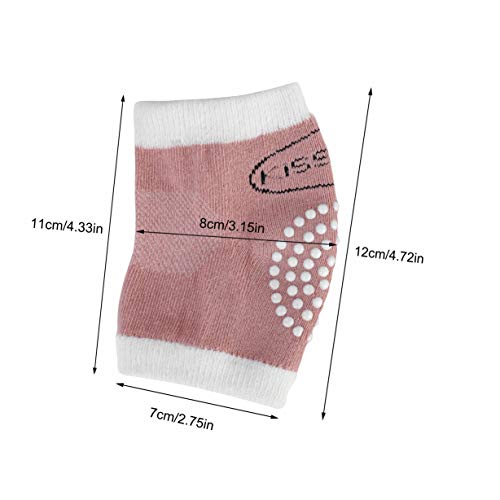 HONGXIN-SHOP Rodilleras para Bebés con Silicona Antisdeslizantes Almohadillas para Niño Rodilla Codo Almohadillas Leg Warm 5 Pares
