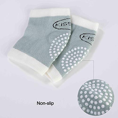 HONGXIN-SHOP Rodilleras para Bebés con Silicona Antisdeslizantes Almohadillas para Niño Rodilla Codo Almohadillas Leg Warm 5 Pares