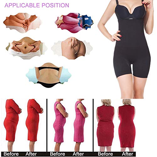 HONYAO Fajas Reductora Adelgazante Pantalones Moldeadora Braguita Mujer Shapewear Body Moldeador Deport Fiteness Abdomen Comodo Transpirable (Negro, XL)