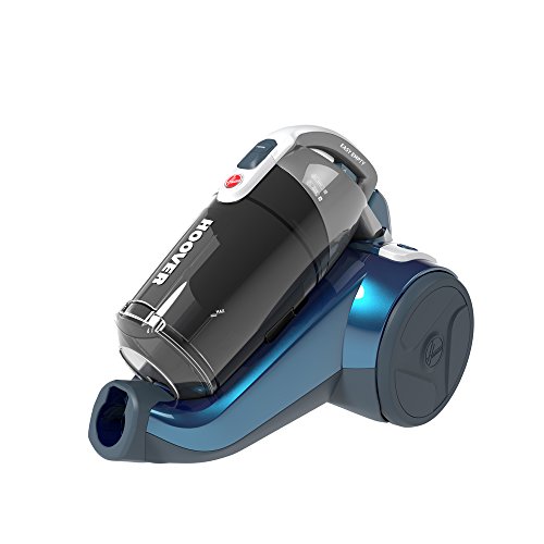 Hoover Reactiv RC60PET Aspirador sin Bolsa, Ciclónico, Cepillo Pelo Mascota, Alfombras, Suelos Duros, Parquet, Filtro EPA, 450 W, 2 litros, 75 Decibelios, Plástico, Azul