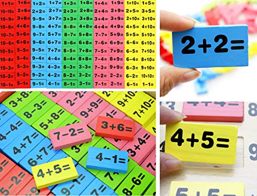 HorBous Juegos Matematicos de Madera para Niños Mayores de 3 años Puzzles Matematicos