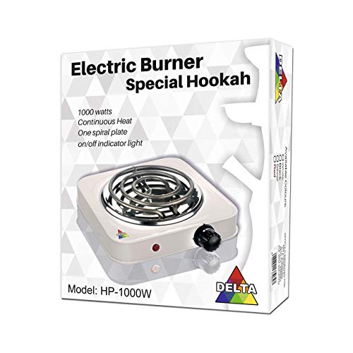 Hornillo Eléctrico Delta para cachimba 1.000W (Blanco)