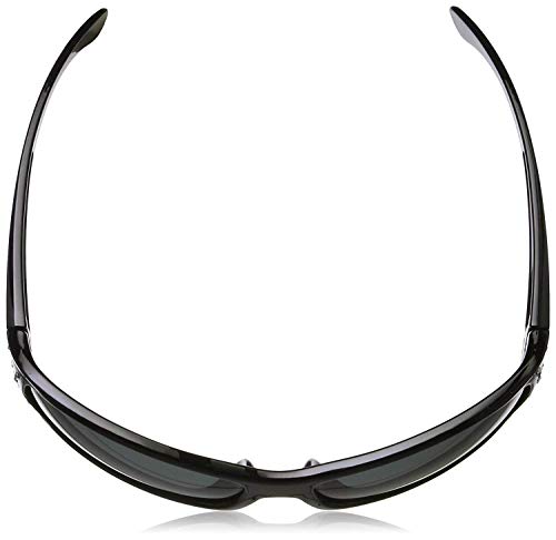 Hornz HZ Serie Elettra – Gafas de sol polarizadas para mujer Marco negro de medianoche - Lente de humo oscuro