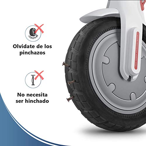 HORO.ES Repuesto Neumático Rueda Mejorada 8,5" sólido para Scooter Eléctrico Xiaomi Scooter M365 - Negro (Neu x1)