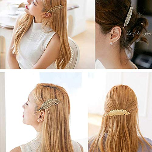 Hosaire Horquillas Pelo Delicado Clip Pin Garra Accesorios broches Tocado Estilo joyería del Pelo -2pcs
