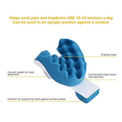 Hosoncovy - Almohada de relajación para cuello y hombro ortopédico alivio cuello y apoyo hombro columna superior suelta dolor masaje tracción