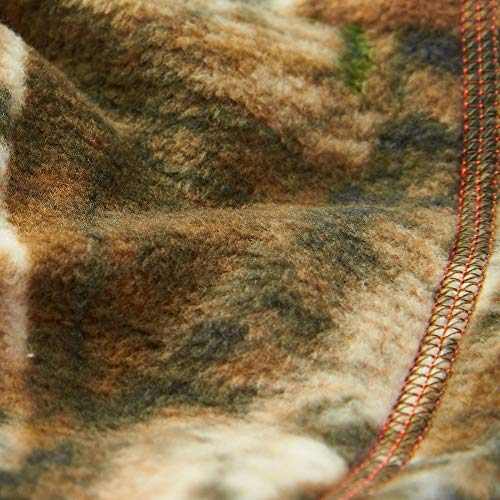 HOT SHOT Men's Reversible Camo Fleece Beanie - Blaze/Realtree Edge Outdoor Hunting Camouflage