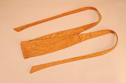 hotmoment-uk Cinturón suave de franela para mujer Marrón marrón oscuro 210 cm