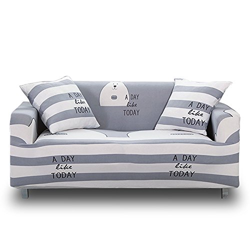 HOTNIU Funda Elástica de Sofá Funda Estampada para sofá Antideslizante Protector Cubierta de Muebles (Dos Plazas, Patrón #12)