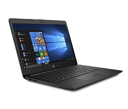 HP 14-cm0002ns - Ordenador portátil 14" HD (AMD A9-9425, 4GB RAM, 128GB SSD, Integrada, AMD Radeon R5, Windows 10) color negro - Teclado QWERTY Español
