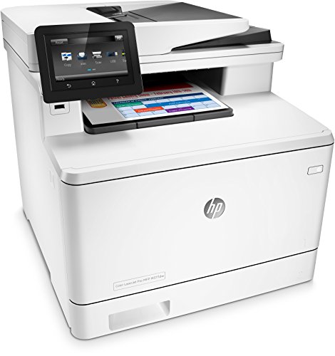 HP Color LaserJet Pro MFP M377dw - Impresora láser a color(A4, hasta 24 ppm, 750 a 4000 páginas al mes, USB 2.0 alta velocidad y de fácil acceso, Red Gigabit Ethernet 10/100/1000 Base-TX incorporado)